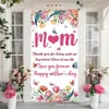 Día de la Madre FelizDíaDeLaMadre Tela Colgante Decoración de Fiesta Pancarta de Atmósfera Bandera Edición Limitada del Día de la Madre Doble Cara