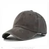 Gorra de Béisbol Vintage Lavada Lisa para Hombre, Gorra Casual Retro de Color Sólido para Mujer, Venta al por Mayor
