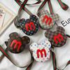 Bolsos para Niños Estilo Coreano Bolso de Hombro para Niñas Lindo Monedero Infantil de Mickey Dibujos Animados Moda PU Bolso de Hombro para Niños y Niñas