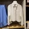 2025 Nueva Camisa de Raya de Caja de Textil Oxford para Otoño e Invierno para Hombres y Mujeres / Manga Larga Colaboración 479975 479974
