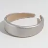 Diadema de esponja de cuero con hebilla para la cabeza, diadema de ala ancha de tela gruesa, accesorios para el cabello para mujer, estilo europeo y americano, transfronterizo
