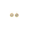 Pendientes de Tachuela Incrustados con Circonita Nicho Retro Forma de Pilar Tridimensional Textura Moda Lujo Ligero Pendientes Largos Simples Pendientes Exquisitos