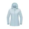 Corta-vento Protetor Solar Amigo da Pele para Mulheres, Fino, Respirável, Secagem Rápida, Roupa para Ciclismo ao Ar Livre, Em Estoque, Peça Única Drop Shipping, Impressão de Logo Disponível