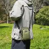 Bolsa de Pecho Ligera para Deportes al Aire Libre, Bolso Cruzado Unisex, Bolso de Hombro Portátil, Bolso Vertical para Teléfono para Viajes y Senderismo