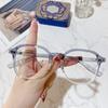 M3554 Marco Grande Liso Fotografía Callejera Chica Espejo Decorativo Mostrado Rostro Pequeño Estilo Personalidad Gafas Miopes para Hombre Montura