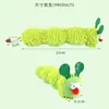 Juguete para Gatos Juguete Masticable con Hierba Gatera Oruga con Agallas Autoentretenimiento Peluche Gatito Suministros para Mascotas