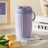 Copo térmico 304 fabricante original feminina escritório copo de café corda de silicone portátil viagem ao ar livre copo de água