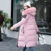 Ropa de Mujer de Comercio Exterior 2024 Otoño e Invierno Nuevo Algodón Exterior Largo Algodón Exterior con Capucha Cuello Grande de Piel Algodón Exterior para Mujer Aliexpress