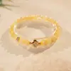 Pulsera de Cristal con Perlas de Cristal Natural Optimizada Pulsera Versátil de Nicho Joyería de Moda de Lujo Ligero Venta al por Mayor para Mujeres
