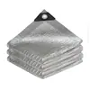 Malla sombreadora de papel de aluminio, exclusiva para suministro transfronterizo, con mayor densidad y grosor, resistente a altas temperaturas, para invernaderos y soláriums, papel de aluminio plateado