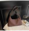 Bolsa Transversal Texturizada de Alto Padrão Estilo Maillard Feminina 2025 Outono Bolsa de Ombro Retrô Moda Popular Bolsa para o Dia a Dia