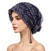 Artículo de Boutique de Alta Gama Encaje Bordado Floral Exquisito Borla Pañuelo para la Cabeza Sombrero Premium Hecho a Mano