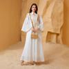 Sw005 Amazon Comercio Electrónico Transfronterizo Más Vendido Vestido H Largo con Bordado de Malla y Lentejuelas