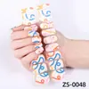 Zhengxiang Película de Esmalte de Uñas Nueva Transfronteriza Pegatinas para Manicura 20 Dedos Europeo y Americano Polvo de Cebolla Amazon Más Vendido Pegatinas Adhesivas para Uñas