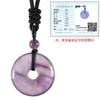Colgante de Jade de Cristal Natural al por Mayor Moda Estilo Étnico Hebilla Segura Colgante para Hombre y Mujer Joyería Collar de Cristal