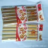 Tienda por Departamentos Dos Yuan Venta al por Mayor Hotel Restaurante Hogar Antideslizante Vajilla Familiar Bolsa de la Fortuna Dorada Tarjeta de Succión Palillos 10 Pares