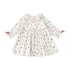 Wuli Bu Yi [Procesamiento Personalizado] Vestido de Conjunto Historia del Bosque para Niñas Camisa de Otoño con Encaje y Cuello de Muñeca
