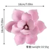 Flor Artificial Transfronteriza Cabeza de Flor de Magnolia Eva 18cm Tacto Realista Accesorio para el Cabello Flor de Ceiba Flor Falsa Decoración de Pared Adorno Venta al por Mayor
