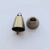 Decoración Festiva Navideña de Campana Abierta Aumentada y Engrosada de 26 mm Colgante Retro Color Bronce Antiguo Campana con Forma de Trompeta