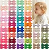 Nuevos Accesorios para el Cabello para Niños Europeos y Americanos 40 Colores Pasador de Moño Hecho a Mano Cinta de Poliéster Todo Incluido Cabello 795