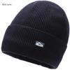 Sombrero de Lana Nuevo de Otoño e Invierno Sombrero Pulóver Cálido de Ocio para Exteriores Sombrero de Punto Sombrero para Hombre y Mujer Sombrero de Invierno con Forro Polar para Proteger las Orejas