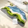Alfombrilla de Pie de Terciopelo para Baño de Casa Alfombra Gruesa Antideslizante Absorbente de Agua para Puerta de Baño Alfombra Fuente de 1688 Fábrica