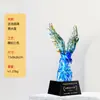 Novo Troféu de Cristal de Vidro com Animal, Troféu Comemorativo de Prêmio de Funcionário Destaque, Troféu de Aniversário de Alto Padrão e Atmosférico