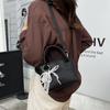 2025 Nova Bolsa Quadrada Pequena de Alta Qualidade Estilo Coreano Nicho Moda Versátil Simples para o Dia a Dia Ombro Transversal Bolsa Feminina