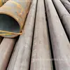 Tubo de aço sem costura 20 # Não. Tubo de aço carbono 45 Q355B, disponível em vários diâmetros, de parede espessa e parede fina, para aplicações estruturais de fluidos
