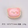 Oso Lindo Galleta Dulce Juguete Hecho a Mano DIY Pegamento de Crema Funda de Teléfono Tocado Pinza para el Cabello Accesorios Piezas de Resina Venta al por Mayor