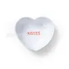 Cuenco Cerámico Creativo en Forma de Corazón para Postre de Huevo al Vapor, Ensalada, Horneado, Apto para Horno, Microondas y Freidora de Aire