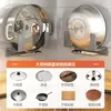 Soporte de Pared para Tapa de Olla de Cocina, Estante de Almacenamiento sin Taladro para Tablas de Cortar, con Bandeja de Goteo, Organizador Grande para Tapas de Olla