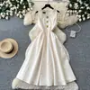 Vestido de Verano sin Mangas Rojo Maduro Chic Estilo Francés para Mujer, Ajustado a la Cintura Adelgazante de Línea A con Hebilla de Metal Pesado, Lujo Ligero y Elegancia