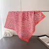 Pañuelo Cuadrado de Algodón Puro con Estampado Cuadrado para el Trayecto Diario, Pañuelo de Seda de Alta Gama, Pañuelo para la Cabeza, Chal, Bufanda para el Cuello, Bufanda Profesional para el Cuello de Mujer, Bufanda