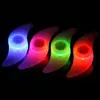 Luz de Silicona para Bicicleta de Montaña, Luz con Forma de Hoja de Sauce Lunar, Luz para Radios de Alambre de Acero, Rueda de Fuego y Viento, Luz de Alambre de Acero Curvo