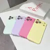 Funda de Teléfono de Verano Ins Color Caramelo Adecuada para Apple 17ProMax Alta Apariencia 16 Hombres y Mujeres 15 Personalizada 17Pro 14