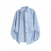 Camisa de Manga Larga Tie-Dye 2025 Estilo Japonés Estilo Hong Kong Ins Camisa Holgada Niños Primavera y Otoño Tendencia Versátil Casual Camisa Larga