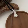 Colgante de Calabaza de Plata de Ley S925 para Mujer, Adornos de Cuerda Hechos a Mano para DIY, Tendencia Nacional, Diseño de Nicho, Accesorios de Colgante de Plata de Alta Calidad