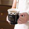 Taza de Cerámica Europea Taza de Café para Oficina Taza de Agua de Cerámica de Lujo Ligero Taza de Desayuno Taza de Té con Leche Copa de Pareja