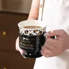 Taza de Cerámica Europea, Copa de Vino, Vaso para Beber de Oficina, Taza de Café, Taza de Desayuno, Recuerdo, Vaso de Agua para Mujer