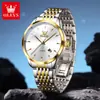 Dropshipping Marca Oulishi Fábrica Reloj de Cuarzo para Hombre Calendario Luminoso Resistente al Agua Reloj de Negocios Reloj para Hombre