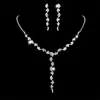 Collar de Perlas de Moda Popular Transfronterizo para Mujer, Joyería de Novia, Pendientes, Accesorios de Cadena para Clavícula de Lujo de Gama Alta de Nicho