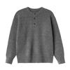 Roupas Masculinas Muchiu Outono e Inverno Novo Suéter Americano de Peso Pesado com Gola Redonda Masculino Estilo Preguiçoso Solto Casual Jaqueta Pulôver