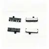 Interruptor de Alavanca Mini Pequeno Horizontal de Oito Pinos Msk13C02 com Iluminação LED, Interruptor Deslizante Micro de Três Posições com Alavanca Lateral