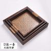 Bandeja de Madera Maciza y Bambú, Bandeja Larga para Frutas, Mesa de Centro para Sala de Estar, Juego de Té Japonés, Bandeja de Té, Club de Hotel, Estilo Tailandés Feng Shiai