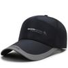 Gorra de béisbol de ala larga estampada para hombre, nueva gorra de primavera y verano, para exteriores, protección solar y parasol, para pesca, de secado rápido.