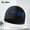 Gorro de natación de tela barato para hombre, gorro de natación de spandex para aguas termales, gorro de natación de alta calidad para piscina y aguas termales, envío mayorista