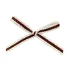 Lazo de Color Rayado de 3 mm Bicolor Poliéster Hecho a Mano DIY Accesorios para Ropa Ropa Interior Calcetines Materiales para Joyería