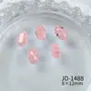Nuevos Accesorios de Diamantes Hielo Triturado Flor Huevo de Paloma, Color Sólido Estilo Ins Textura de Alta Calidad Accesorios de Diamantes de Cristal para Arte de Uñas DIY