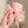 Elástico para el Cabello Elegante con Lazo Estilo Coreano para Mujer, Accesorio para el Cabello para Atar el Cabello, Cuerda Elástica de Alta Elasticidad para Peinados de Moño